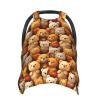 Cute Love Bear Print Car Seat Cover view 1