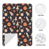 Baby Car Seat Cover with Star Rocket Design, Breathable, Nursing Cover and Multiuse Canopy view 3
