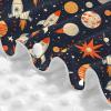 Baby Car Seat Cover with Star Rocket Design, Breathable, Nursing Cover and Multiuse Canopy view 4