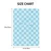 Breathable Baby Car Seat Canopy, Nursing Cover and Multi-Use Cover, Sky Blue Plaid view 2