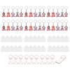 MALSSE Unique Animal Keychain Charms, 30-Piece Set view 1