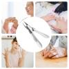 Ingrown Toenail Clippers, Precision Stainless Steel Cutter view 4