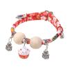 Cedar Bead Cat Collar view 1