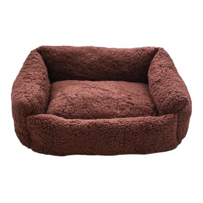 KieTeiiK Reversible Fleece Cat Bed with Anti-Slip Base
