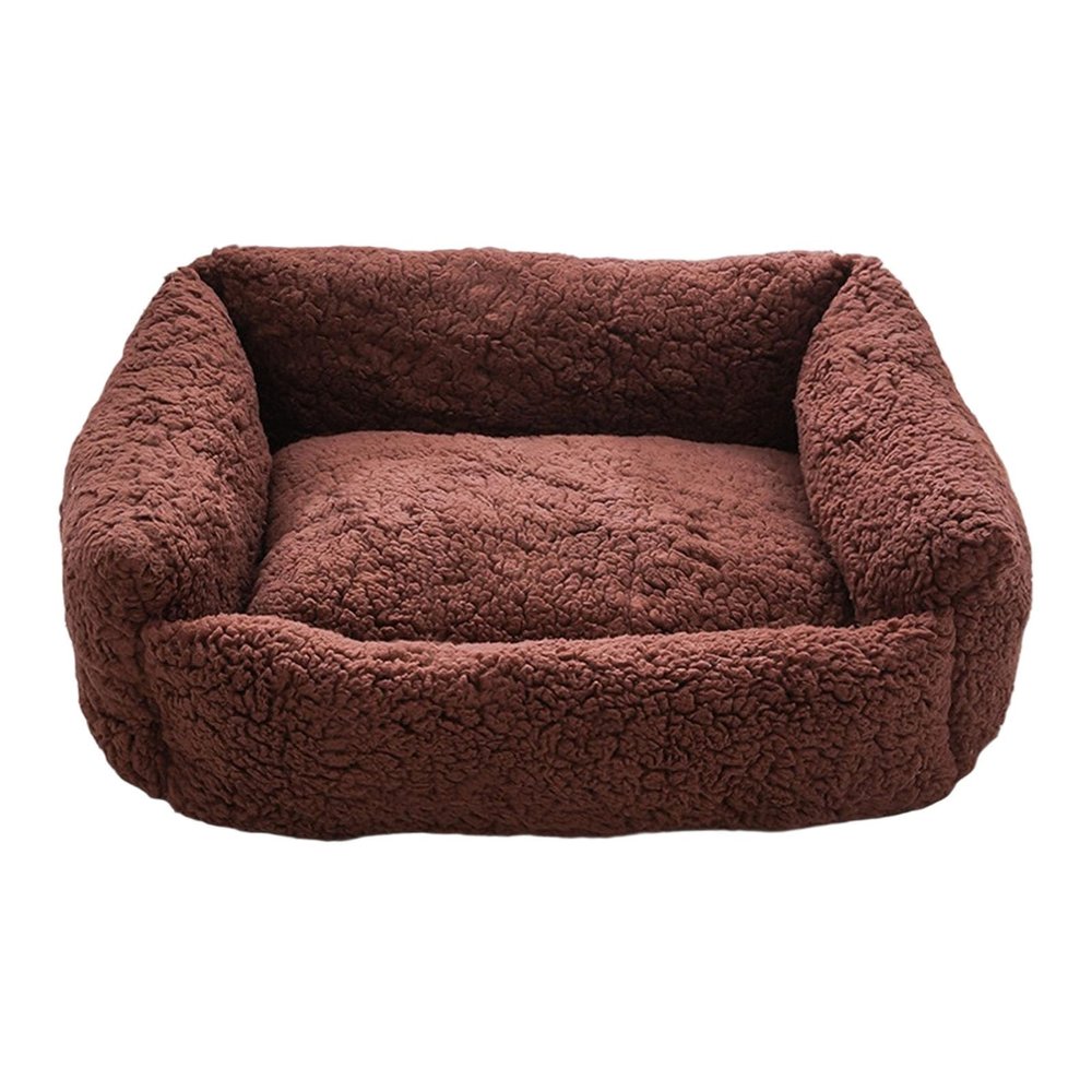 KieTeiiK Reversible Fleece Cat Bed with Anti-Slip Base