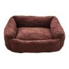 KieTeiiK Reversible Fleece Cat Bed with Anti-Slip Base view 1