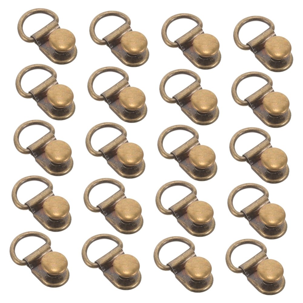20 Stainless Steel Lace Hooks for Boots, Sturdy Metal Hooks
