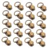 20 Stainless Steel Lace Hooks for Boots, Sturdy Metal Hooks view 1
