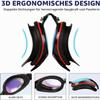Prescription Swimming Goggles, -1.5 to -8.0 Diopters, Anti-Leak, Anti-Fog, UV Protection, Adjustable Straps, Interchangeable Nose Pieces (-3.0) view 3
