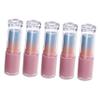 5 Clear Round ABS Lipstick Tubes view 1