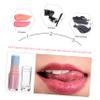 5 Clear Round ABS Lipstick Tubes view 2