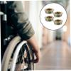 Steel Wheelchair Fork Bearing, Front Wheel Replacement Part view 4
