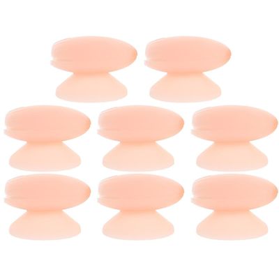IWOWHERO 8-Piece Silicone Lip Brush Covers, Compact and Protective Cosmetic Brush Covers for Everyday and Professional Use
