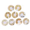 TOGEVAL Nail Art Studs DIY Nail Accessory Set, White Zinc Alloy and Plastic, for Professionals and Beginners view 1