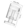 FONDOTIN Transparent Silicone Nail Art Stamper with Scraper view 2