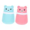 Baby Powder Puff Cases, Bear-Shaped, 2-Pack, Portable view 1