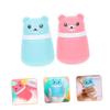 Baby Powder Puff Cases, Bear-Shaped, 2-Pack, Portable view 3
