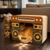 Freestanding Oven-Shaped Cat Scratching Board for Indoor Cats view 2
