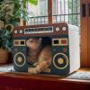 Freestanding Oven-Shaped Cat Scratching Board for Indoor Cats view 3