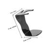 LOLIPPYY Black Plastic Shaving Brush Stand view 2