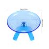 MUELODSIC Hamster Wheel 18cm - Silent Running Tray for Small Pets view 2
