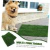 Reusable Green Artificial Grass Dog Pee Pad for Puppies view 3