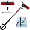 Solar Panel Cleaning Set with Extendable Water-Fed Pole, Brush and Squeegee view 1