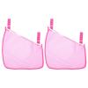2-Pack Pink Stroller Hanging Bags with Adjustable Polyester Straps view 1