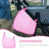 2-Pack Pink Stroller Hanging Bags with Adjustable Polyester Straps view 4
