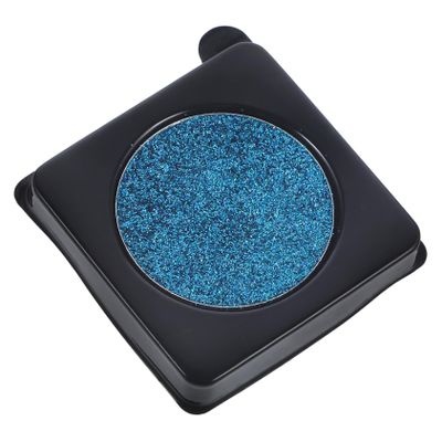 Blue Eyeshadow and Eye Glitter for Halloween and Christmas
