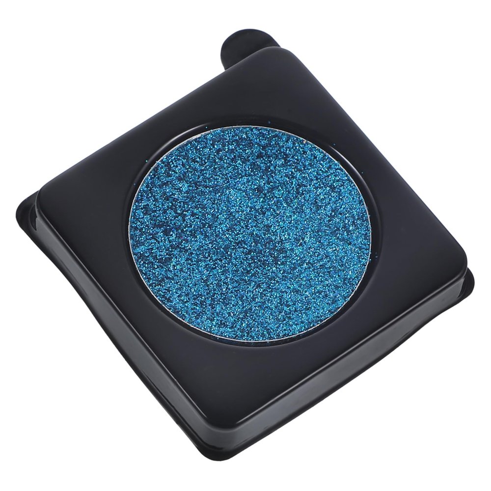 Blue Eyeshadow and Eye Glitter for Halloween and Christmas