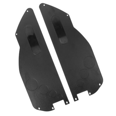 Wheelchair Side Guards, 2 Pieces, ABS, Black, Windproof