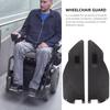 Wheelchair Side Guards, 2 Pieces, ABS, Black, Windproof view 4