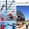 Extendable Window Cleaning Set with 3.5 m Pole and 20 m Hose, Solar Panel Cleaning Brush view 2