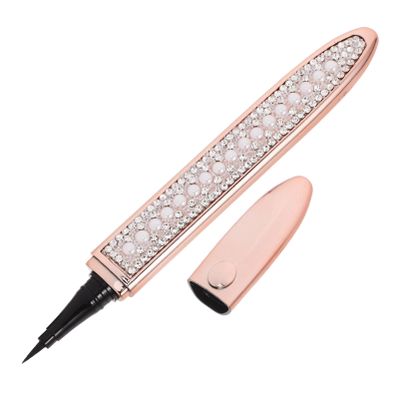 Ipetboom Self-Adhesive Eyeliner Pen, Gold-Colored Plastic, Quick-Drying