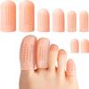 Big Toe Protectors, 8 Pieces, Silicone Toe Caps in 4 Sizes view 1