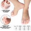 Big Toe Protectors, 8 Pieces, Silicone Toe Caps in 4 Sizes view 2