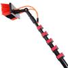 Telescopic Hydro Cleaning Brush with Extendable Pole and Water Supply for Roofs, Cars, and RVs view 1