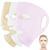 FRCOLOR 3-Piece Reusable Silicone Sheet Mask Covers view 1