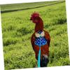 BESPORTBLE Adjustable Chicken Leash with Polyester Harness - Blue view 4