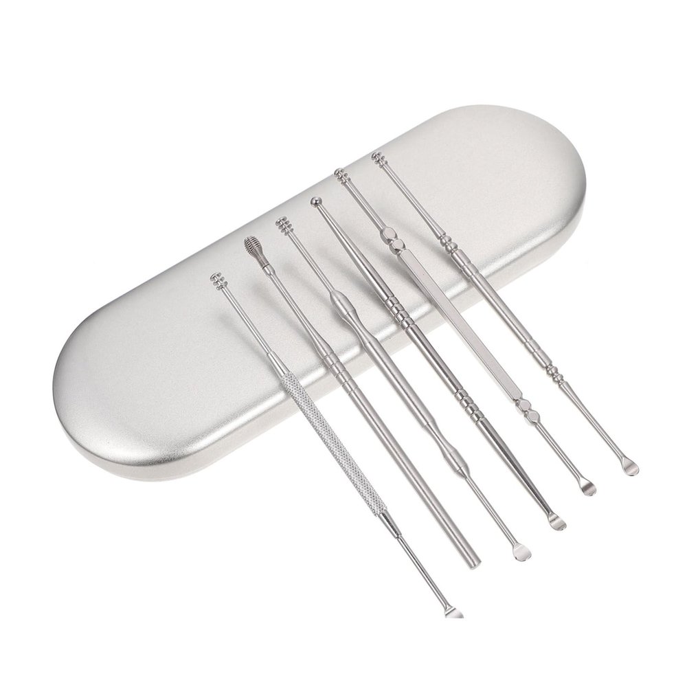 6-Piece Stainless Steel Earwax Removal Set