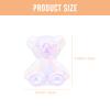 Gogogmee 80-Piece Bear-Shaped Resin Nail Art Decorations, 3D DIY Charms, Random Styles view 2