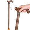 Wzmazingly Walking Cane for Men and Women, Lightweight Portable Solid Wood Cane, Non-Slip Mobility Aid, 90 cm/35 in view 1