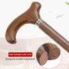 Wzmazingly Walking Cane for Men and Women, Lightweight Portable Solid Wood Cane, Non-Slip Mobility Aid, 90 cm/35 in view 3
