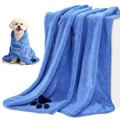 Blanlody 2-Piece Dog Towel Set, 75 x 35 cm