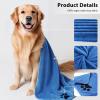 Blanlody 2-Piece Dog Towel Set, 75 x 35 cm view 4