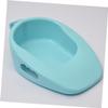 Bedpan with Lid for Home, Portable and Easy to Clean view 2