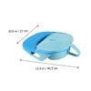 Bedpan with Lid for Home, Portable and Easy to Clean view 3