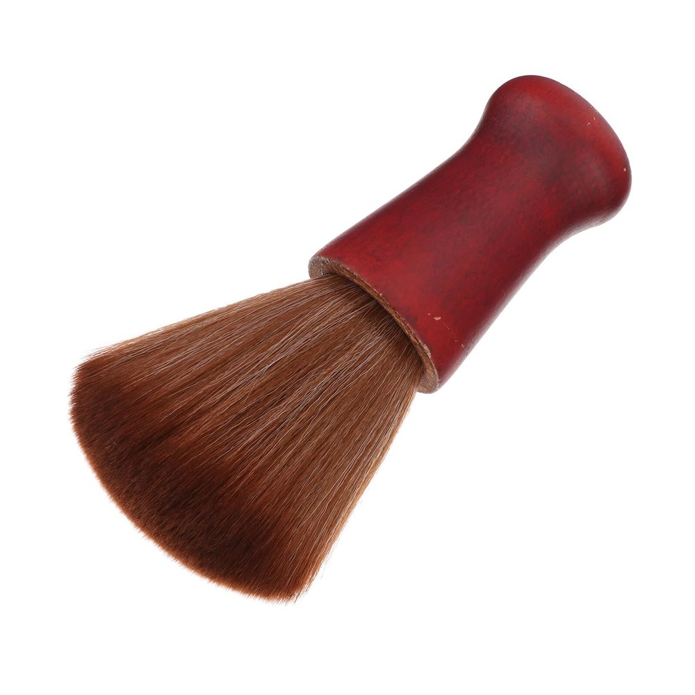 BELLIFFY Neck Brush for Hair Removal with Wooden Handle