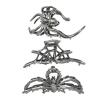 Halloween Spider Hair Clips, Black Gothic Design view 1